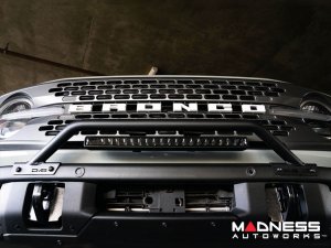 Ford Bronco Front Bull Bar - Factory Bumper - DV8 Ford Bronco Front Bull Bar - Factory Bumper - DV8